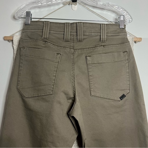 5:11 Tactical Tan Heavy Duty Slim Straight Jeans 28W - Picture 4 of 5